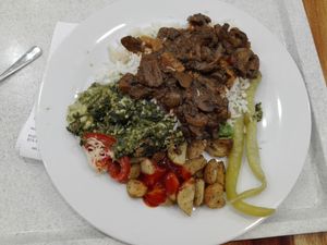 Lunch plate at 827 Speciality Kitchen - Kalvin in Budapest