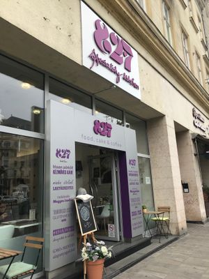 the entrance (right across the Great Market Hall) at 827 Speciality Kitchen - Kalvin in Budapest