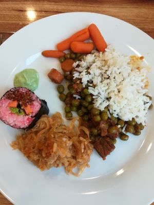 A bit of sushi, traditional 🇭🇺 cabbage and more at 827 Speciality Kitchen - Kalvin in Budapest