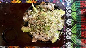 green bowl at Wachuma in Antigua