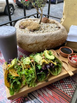 Taquitos at Wachuma in Antigua