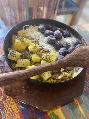 Smoothie bowl   at Wachuma in Antigua