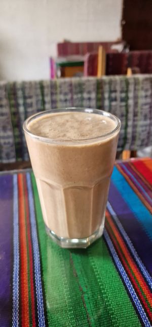 Choco-Coffee smoothie at Wachuma in Antigua