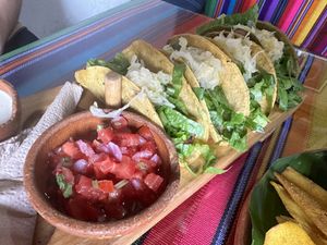 Tacos  at Wachuma in Antigua