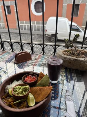 Taco Bowl  at Wachuma in Antigua