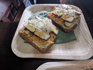 Little toasts  at Wachuma in Antigua