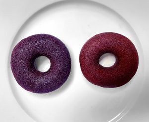 Ube and Red velvet ✨delicious   at RING Donuts in Canoga Park