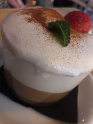 Suspiro limeño - gorgeous at Los Andenes Vegan in Madrid