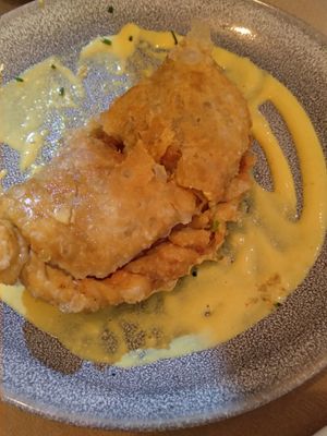 Empanada at Los Andenes Vegan in Madrid