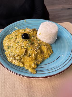 Ají de "gallina"   at Los Andenes Vegan in Madrid