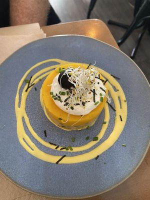 Causa limeña  at Los Andenes Vegan in Madrid