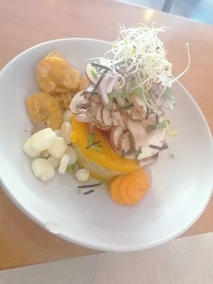  at Los Andenes Vegan in Madrid