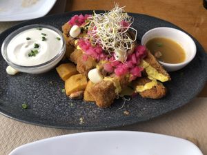   at Los Andenes Vegan in Madrid