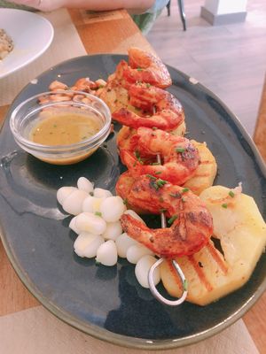   at Los Andenes Vegan in Madrid