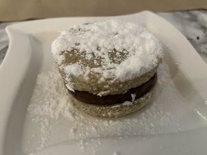 Alfajor crudivegano  at Los Andenes Vegan in Madrid