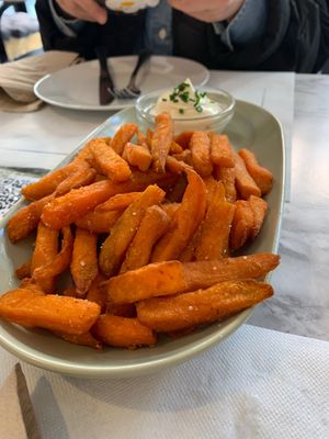 Camote at Los Andenes Vegan in Madrid