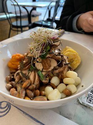 Ceviche at Los Andenes Vegan in Madrid