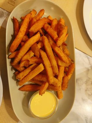 Camote at Los Andenes Vegan in Madrid