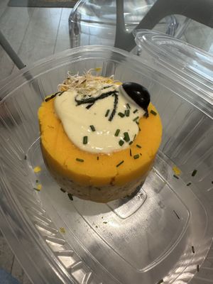 Causa rellena  at Los Andenes Vegan in Madrid