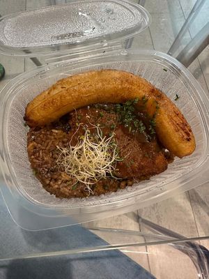 Mostrito at Los Andenes Vegan in Madrid