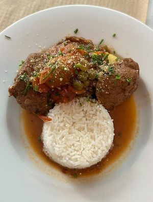 estofado at Los Andenes Vegan in Madrid