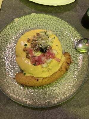 Arroz tapado  at Los Andenes Vegan in Madrid