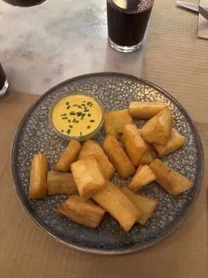 Yuca  at Los Andenes Vegan in Madrid
