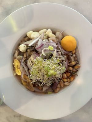 Cevichee  at Los Andenes Vegan in Madrid