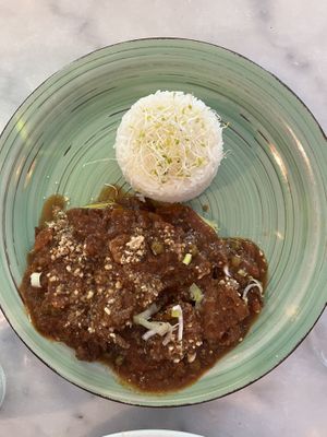 Stew  at Los Andenes Vegan in Madrid