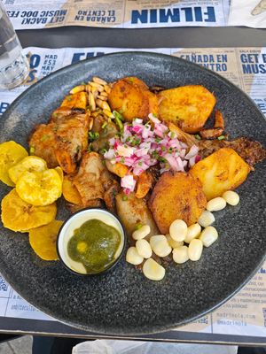  at Los Andenes Vegan in Madrid