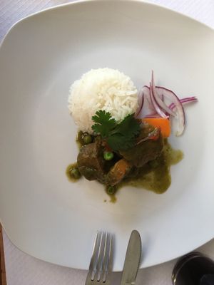 Seco de no-Cordero  at Los Andenes Vegan in Madrid