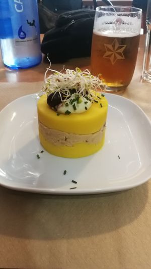 Causa rellena at Los Andenes Vegan in Madrid