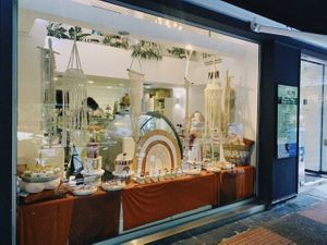 How it looks like from outside at Slim Bites in Athens