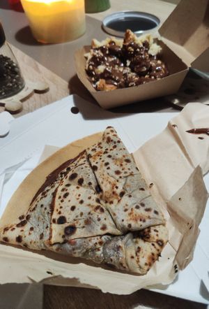 Vegan food (take out) at Mammy's Creperie in Thessaloniki