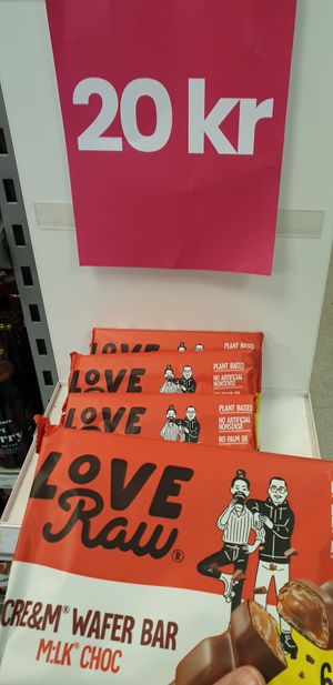 Vegan Wafer Bars at Kinsarvik Naturkost in Bergen