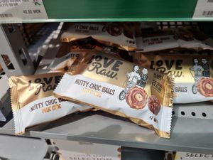 Vegan ferrero roches at Kinsarvik Naturkost in Bergen