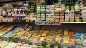 vegan products at Kinsarvik Naturkost in Bergen