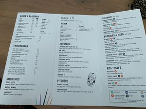 Menu at Pura Vida Foodbar  - Midsland in Midsland