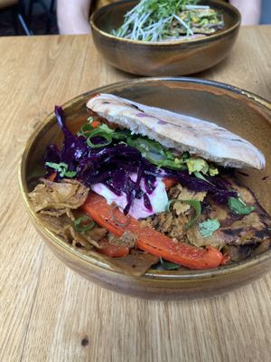 The doner plant kebab  at Pura Vida Foodbar  - Midsland in Midsland