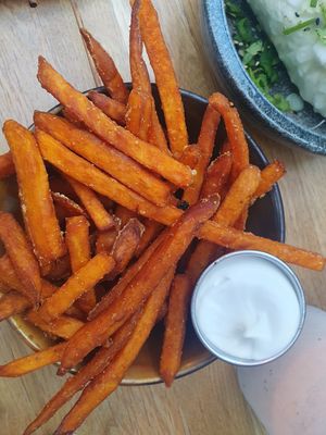 Sweet potato fries at Pura Vida Foodbar  - Midsland in Midsland