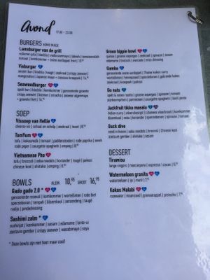 Dinner  at Pura Vida Foodbar  - Midsland in Midsland