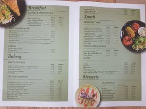 Christine's menu!! at Christine's Delights in Beeston