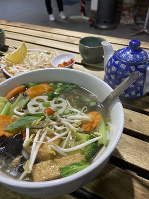 Monks garden soup was amazing  at Pho Moi Vietnamese Eatery  in Katoomba
