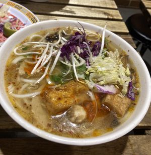 Bun Bo Hue Chay (Vegan noodle and veggie soup)   at Pho Moi Vietnamese Eatery  in Katoomba