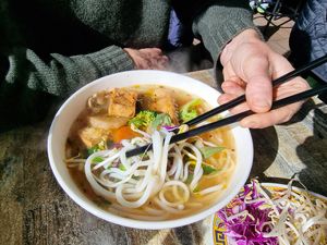 Vegan tofu and veggie pho' at Pho Moi Vietnamese Eatery  in Katoomba