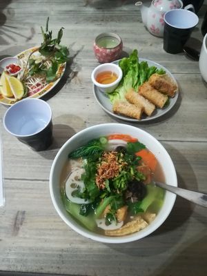 Munks soup & spring rolls at Pho Moi Vietnamese Eatery  in Katoomba