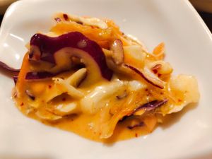 Thousand island salad at Daehwa Vegetarian in Central Singapore