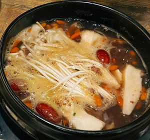   at Daehwa Vegetarian in Central Singapore