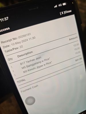  at Daehwa Vegetarian in Central Singapore