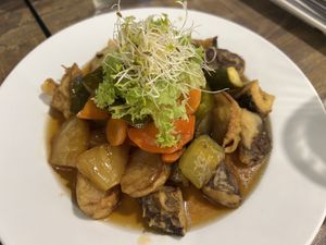 Tangsuyuk  at Daehwa Vegetarian in Central Singapore